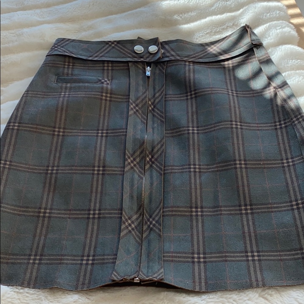 Plaid skirt